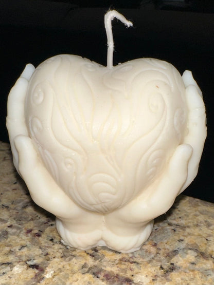 Heart Sculpture Candle